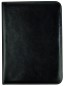 Preview: RV-Schreibmappe DIN A4 mit iPad Fach PREMIUM LEDER VINTAGE Anilin schwarz
