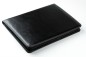 Preview: RV-Schreibmappe DIN A4 mit iPad Fach PREMIUM LEDER VINTAGE Anilin schwarz