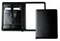 Preview: RV-Schreibmappe DIN A4 mit iPad Fach PREMIUM LEDER VINTAGE Anilin schwarz