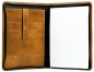 Preview: RV-Schreibmappe DIN A4 mit iPad Fach PREMIUM LEDER VINTAGE Anilin cuoiobraun
