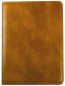 Preview: RV-Schreibmappe DIN A4 mit iPad Fach PREMIUM LEDER VINTAGE Anilin cuoiobraun
