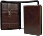 Preview: RV-Schreibmappe DIN A4 mit iPad Fach PREMIUM LEDER VINTAGE Anilin marronebraun