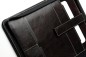 Preview: RV-Schreibmappe DIN A4 mit iPad Fach PREMIUM LEDER VINTAGE Anilin marronebraun