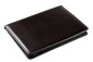 Preview: RV-Schreibmappe DIN A4 mit iPad Fach PREMIUM LEDER VINTAGE Anilin marronebraun