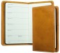 Preview: Pocket Kalenderbuch DIN A6 2027 PREMIUM LEDER VINTAGE Anilin cuoiobraun