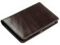 Preview: Pocket Kalenderbuch DIN A6 2026 PREMIUM LEDER VINTAGE Anilin marronebraun