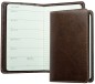 Preview: Pocket Kalenderbuch DIN A6 2027 PREMIUM LEDER VINTAGE Anilin marronebraun