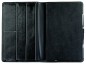 Preview: Notizbuch cirka DIN A5 (auswechselbar) PREMIUM LEDER VINTAGE Anilin schwarz