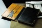 Preview: Notizbuch cirka DIN A5 (auswechselbar) PREMIUM LEDER VINTAGE Anilin cuoiobraun