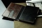 Preview: Notizbuch cirka DIN A5 (auswechselbar) PREMIUM LEDER VINTAGE Anilin marronebraun