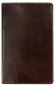Preview: Notizbuch DIN A5 schmal | Echtleder | VINTAGE dunkelbraun