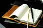 Preview: Notizbuch Pocket Format | Echtleder | VINTAGE hellbraun