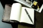 Preview: Pocket Notizbuch PREMIUM LEDER VINTAGE Anilin marronebraun
