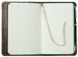 Preview: Notizbuch Pocket Format | Echtleder | VINTAGE dunkelbraun