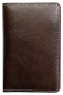 Preview: Notizbuch Pocket Format | Echtleder | VINTAGE dunkelbraun