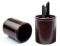 Preview: Stifteköcher PREMIUM LEDER VINTAGE marrone