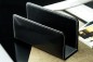 Preview: Briefständer PREMIUM LEDER VINTAGE schwarz
