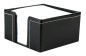 Preview: Zettelkasten PREMIUM LEDER VINTAGE schwarz