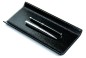 Preview: Federschale PREMIUM LEDER VINTAGE schwarz