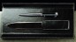 Preview: Federschale PREMIUM LEDER VINTAGE schwarz