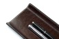 Preview: Federschale PREMIUM LEDER VINTAGE marrone