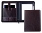 Preview: RV-Schreibmappe DIN A5 mit Tablet Computer Fach PREMIUM LEDER VINTAGE Anilin marronebraun
