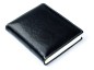 Preview: 3 Jahreskalender (vergleichend) PREMIUM LEDER VINTAGE Anilin schwarz