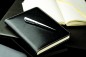 Preview: 5 Jahreskalender (vergleichend) PREMIUM LEDER VINTAGE Anilin schwarz