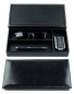 Preview: Ablagekasten mit Deckel PREMIUM LEDER VINTAGE schwarz