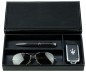 Preview: Ablagekasten mit Deckel PREMIUM LEDER VINTAGE schwarz