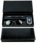 Preview: Ablagekasten mit Deckel PREMIUM LEDER VINTAGE schwarz
