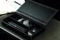 Preview: Ablagekasten mit Deckel PREMIUM LEDER VINTAGE schwarz