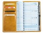 Preview: Taschenkalender mit Spiralbindung 2025 + 2026 in PREMIUM LEDER VINTAGE Anilin cuoiobraun