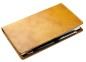 Preview: Taschenkalender mit Spiralbindung 2025 + 2026 in PREMIUM LEDER VINTAGE Anilin cuoiobraun