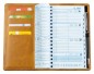 Preview: Taschenkalender mit Spiralbindung 2025 + 2026 in PREMIUM LEDER VINTAGE Anilin cuoiobraun