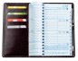 Preview: Taschenkalender mit Spiralbindung 2025 + 2026 in PREMIUM LEDER VINTAGE Anilin marronebraun