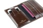Preview: Reisebrieftasche PREMIUM LEDER VINTAGE marronebraun