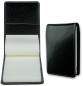 Preview: Notizblock Pocket Format | Echtleder | VINTAGE schwarz