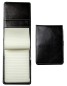 Preview: Reporterblock cirka DIN A6 PREMIUM LEDER VINTAGE schwarz