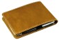 Preview: Notizblock Pocket Format | Echtleder | VINTAGE hellbraun
