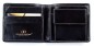 Preview: Herrenbörse mit Münz-u. Scheinfach PREMIUM LEDER VINTAGE schwarz - RFID Protection