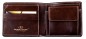 Preview: Herrenbörse mit Münz-u. Scheinfach PREMIUM LEDER VINTAGE marronebraun - RFID Protected
