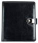 Preview: Dokumentenmappe DIN A4 / DIN A4+ mit Ringmechanik & Schloss | Echtleder | VINTAGE schwarz