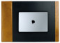 Preview: Schreibunterlage 65x45 mit Klappleiste inkl. Block + Kalender 2026/2027 PREMIUM LEDER VINTAGE Anilin cuoiobraun