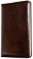 Preview: Notizbuch DIN A5 schmal (gebunden) | Echtleder | VINTAGE dunkelbraun