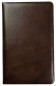 Preview: Notizbuch DIN A5 schmal (gebunden) | Echtleder | VINTAGE dunkelbraun