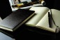 Preview: Notizbuch DIN A5 schmal (gebunden) PREMIUM VINTAGE marronebraun