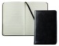 Preview: Pocket Notizbuch (gebunden) PREMIUM LEDER VINTAGE schwarz