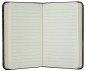 Preview: Notizbuch Pocket Format (gebunden) | Echtleder | VINTAGE dunkelbraun