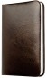 Preview: Notizbuch Pocket Format (gebunden) | Echtleder | VINTAGE dunkelbraun